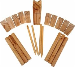 Schildkröt 970112 - Kubb Spiel, Wikingerkegeln, Pinienholz