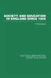 Society and Education in England Since... - Bild 1