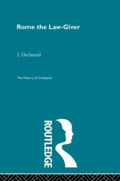 Rome the Law-Giver - Declareuil, J.