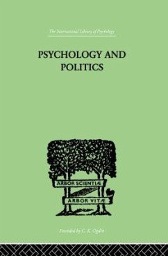 Psychology and Politics - Rivers, W H R