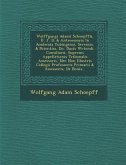 Wolffgangi Adami Schoepffii, U. J. D. & Antecessoris in Academia Tubingensi, Sereniss. & Potentiss. Dn. Ducis W Rtemb. Consiliarii, Supremi Appellatio