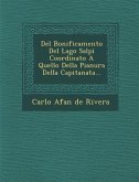 Del Bonificamento Del Lago Salpi Coordinato A Quello Della Pianura Della Capitanata...