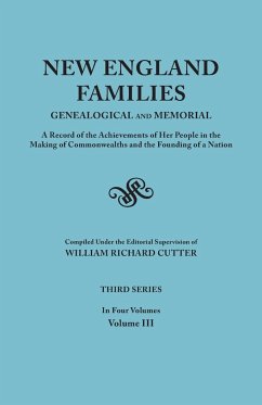 New England Families - Cutter, William Richard
