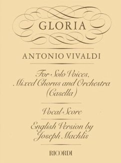 Gloria Rv589: Vocal Score