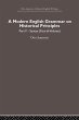 A Modern English Grammar on Historical... - Bild 1
