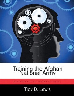 Training the Afghan National Army - Lewis, Troy D.