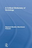 A Critical Dictionary of Sociology