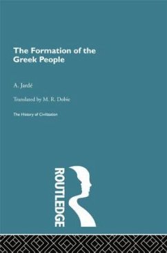 The Formation of the Greek People - Jarde, A.