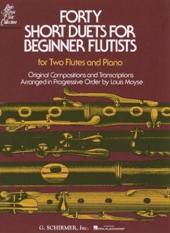 40 Short Duets for Beginner Flutists - Various