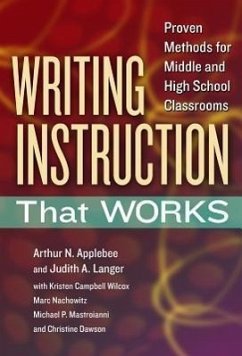 Writing Instruction That Works - Applebee, Arthur N; Langer, Judith A