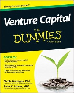 Venture Capital For Dummies - Gravagna, Nicole; Adams, Peter K.