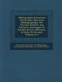 Bibliographia Economica Universalis: R Pertoire Bibliographique Des Travaux Relatifs Aux Sciences Conomiques Et Sociales (Livres, M Moires, Articles d