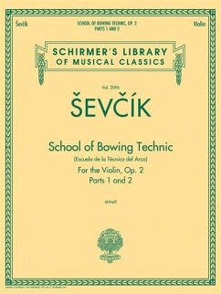 Cover School of Bowing Technics, Op. 2, Parts 1 & 2