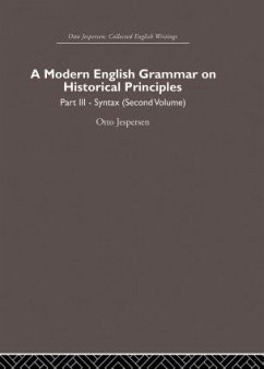 A Modern English Grammar on Historical Principles - Jespersen, Otto