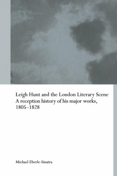 Cover Leigh Hunt and the London Literary Scene