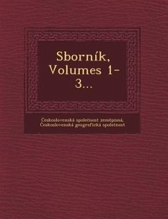 Sborník, Volumes 1-3... - Zem&283;pisná, &eskoslovenská Spol