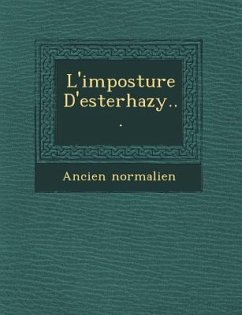 Cover L'imposture D'esterhazy...