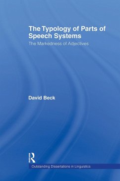 The Typology of Parts of Speech Systems - Beck, David