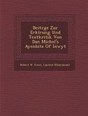 Beitr GE Zur Erkl Rung Und Textkritik Von Dan Michel's Ayenbite of Inwyt