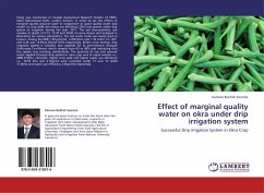 Effect of marginal quality water on okra under drip irrigation system
