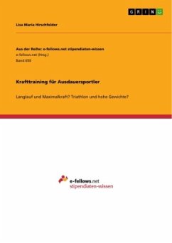 Krafttraining für Ausdauersportler - Hirschfelder, Lisa M.