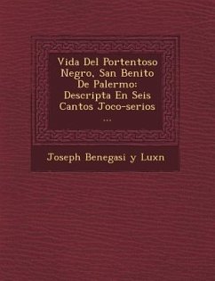 Vida Del Portentoso Negro, San Benito De Palermo: Descripta En Seis Cantos Joco-serios ...