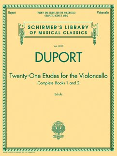 Cover Duport - 21 Etudes for the Violoncello, Complete Books 1 & 2