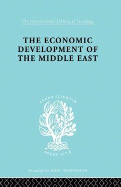 The Economic Development of the Middle East - Bonne, Alfred