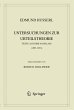 Edmund Husserl. Untersuchungen zur... - Bild 1