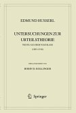 Edmund Husserl. Untersuchungen zur Urteilstheorie (eBook, PDF)