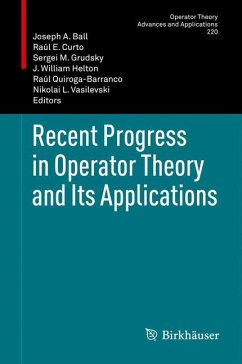 Recent Progress in Operator Theory and Its Applications (eBook, PDF)