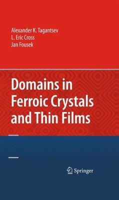 Domains in Ferroic Crystals and Thin Films (eBook, PDF) - Tagantsev, Alexander; Cross, L. Eric; Fousek, Jan