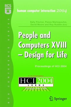 People and Computers XVIII - Design for Life (eBook, PDF)