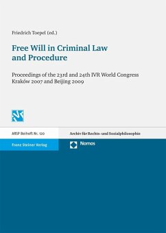 Free Will in Criminal Law and Procedure (eBook, PDF)