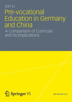 Pre-vocational Education in Germany and China (eBook, PDF) - Li, Jun