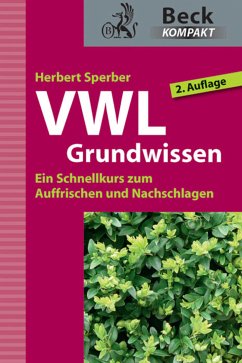 VWL Grundwissen (eBook, ePUB) - Sperber, Herbert