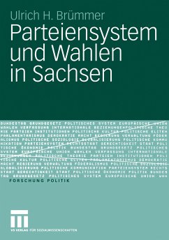 Parteiensystem und Wahlen in Sachsen (eBook, PDF) - Brümmer, Ulrich H.