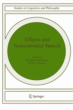 Ellipsis and Nonsentential Speech (eBook, PDF)
