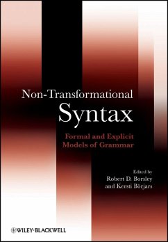 Cover Non-Transformational Syntax (eBook, PDF)