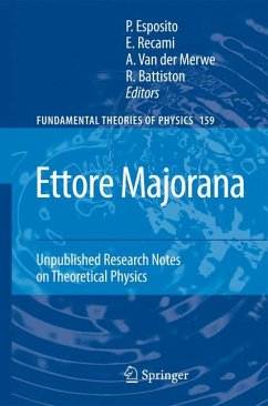 Ettore Majorana: Unpublished Research Notes on Theoretical Physics (eBook, PDF)
