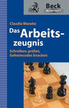 Das Arbeitszeugnis (eBook, ePUB) - Wanzke, Claudia