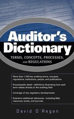 Auditor's Dictionary (eBook, PDF) - O'Regan, David