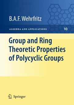 Group and Ring Theoretic Properties of Polycyclic Groups (eBook, PDF) - Wehrfritz, B.A.F.