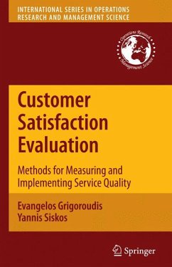 Customer Satisfaction Evaluation (eBook, PDF) - Grigoroudis, Evangelos; Siskos, Yannis