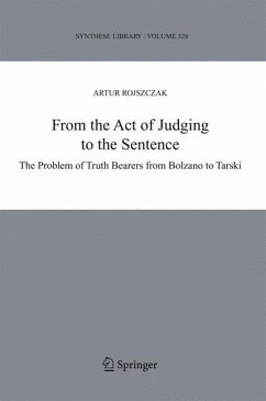 From the Act of Judging to the Sentence (eBook, PDF) - Rojszczak, Artur