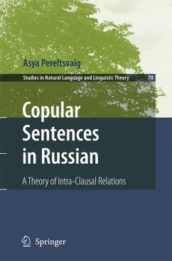 Copular Sentences in Russian (eBook, PDF) - Pereltsvaig, Asya