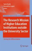 The Research Mission of Higher Education Institutions outside the University Sector (eBook, PDF)