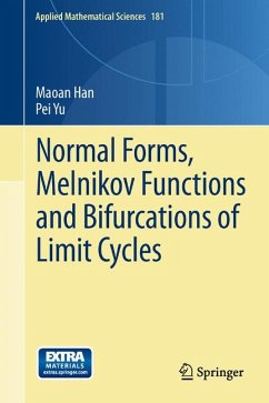 Normal Forms, Melnikov Functions and Bifurcations of Limit Cycles (eBook, PDF) - Han, Maoan; Yu, Pei