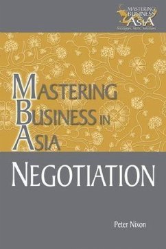 Cover Negotiation Mastering Business in Asia (eBook, PDF)