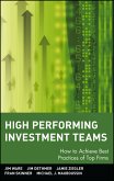 High Performing Investment Teams (eBook, ePUB)